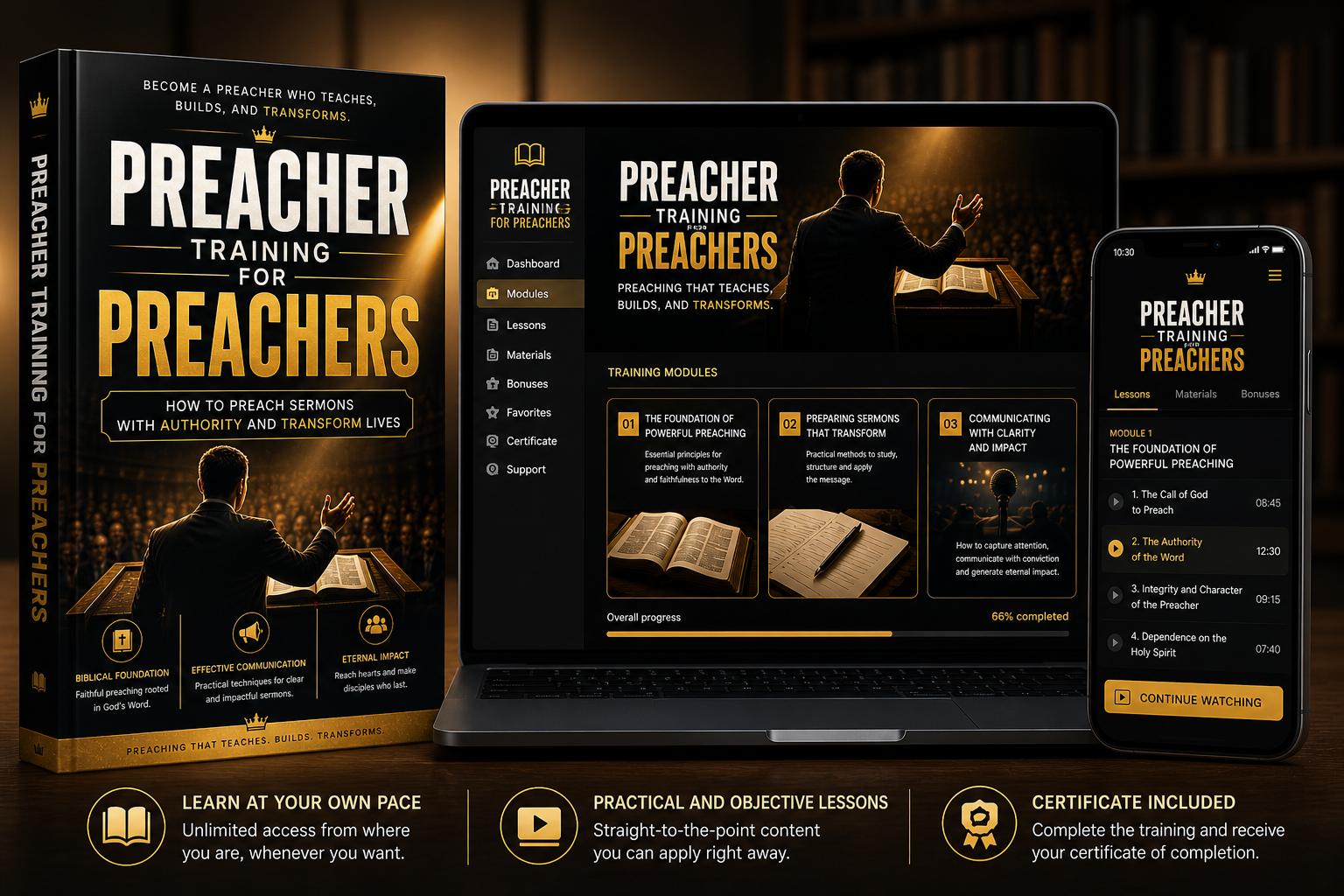 Predicador Impactante - Mockup Guía Completa